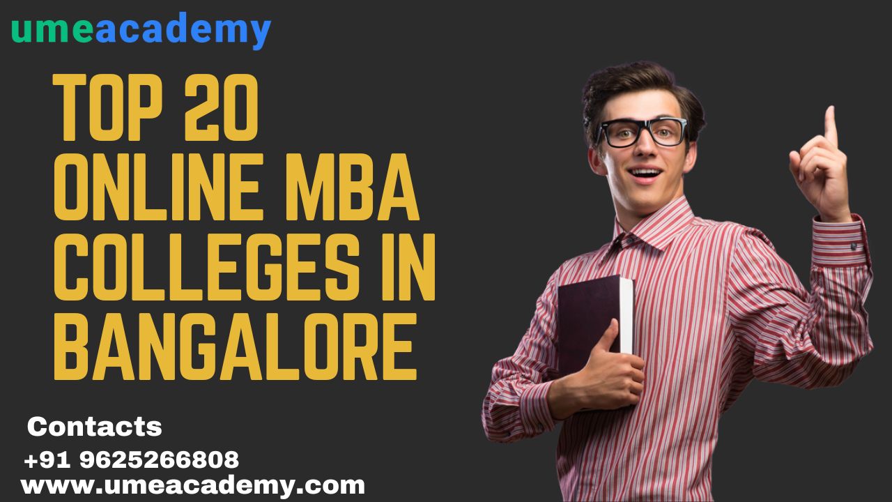 Top 20 Online Mba Colleges In Bangalore